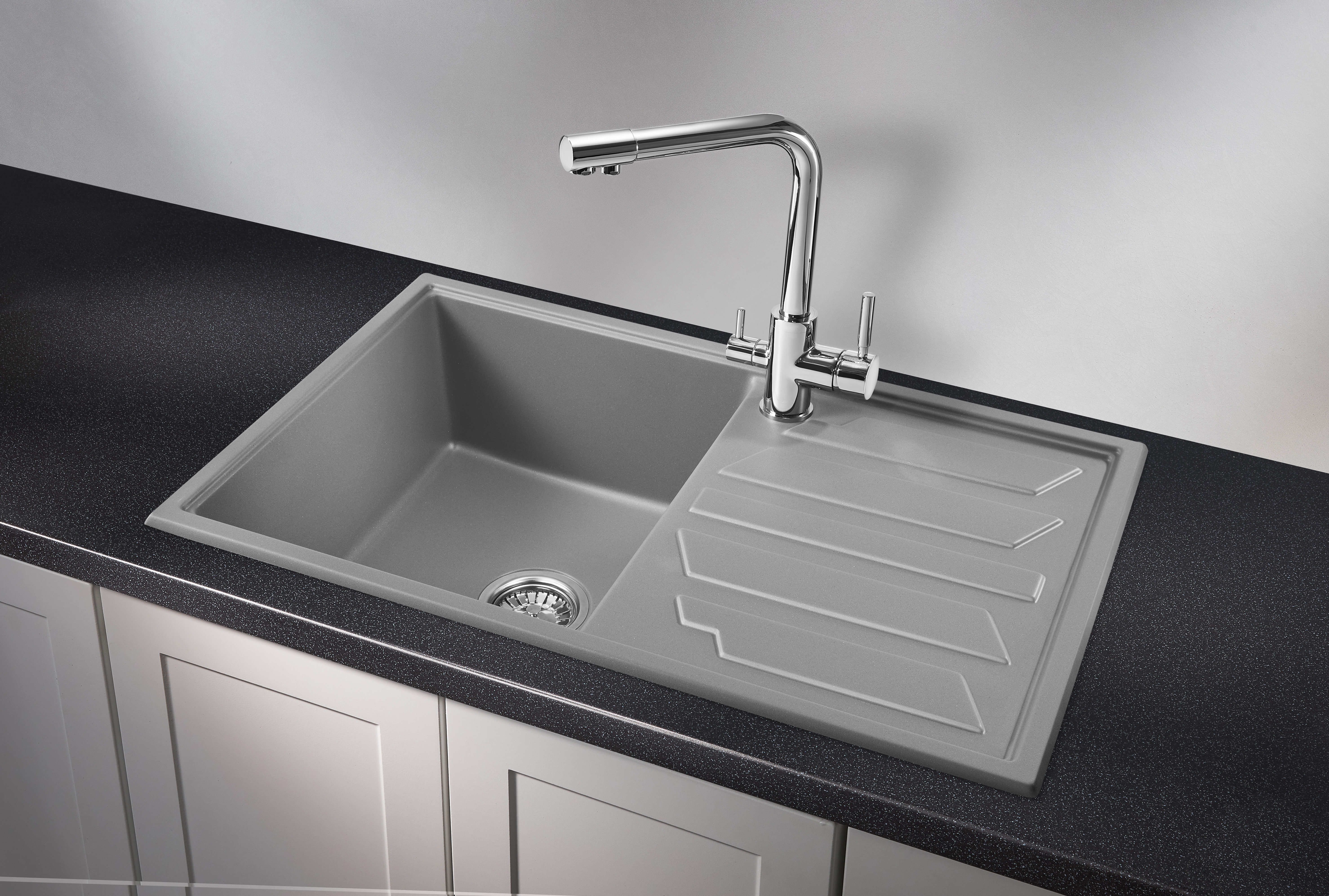 Мойка для кухни Granula 8002 алюминиум, 80х50 см, прямоугольная